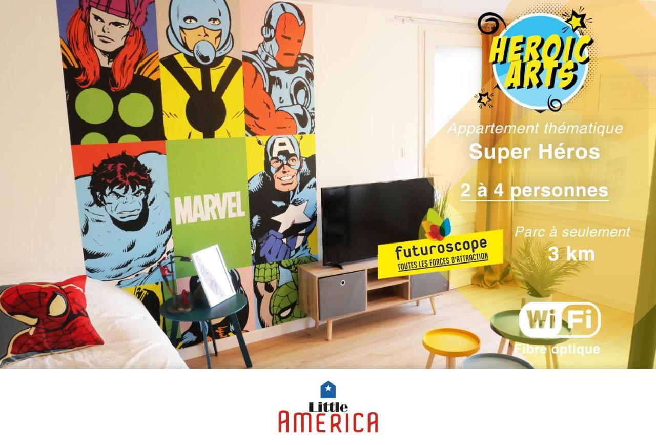 Little America - Appart Hotel 3Km Futuroscope Jaunay-Clan ภายนอก รูปภาพ