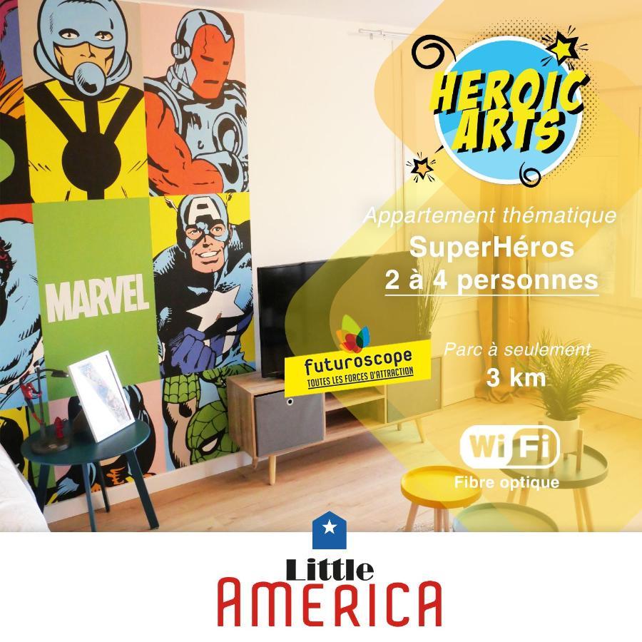 Little America - Appart Hotel 3Km Futuroscope Jaunay-Clan ภายนอก รูปภาพ